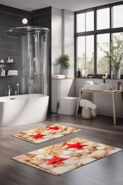 Mijölnir Juego de alfombrillas de baño CT-5226 Multicolor